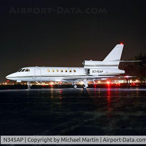 N345AP, 1987 Dassault Falcon 50 C/N 181, On Display