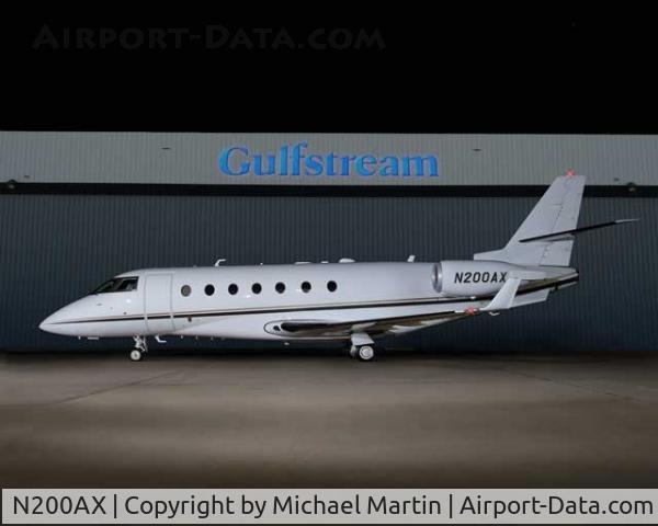 N200AX, 1999 Israel Aircraft Industries Gulfstream 200 C/N 009, On Display
