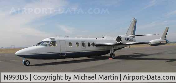 N993DS, 1981 Israel Aircraft Industries IAI-1124A Westwind II C/N 356, On Display