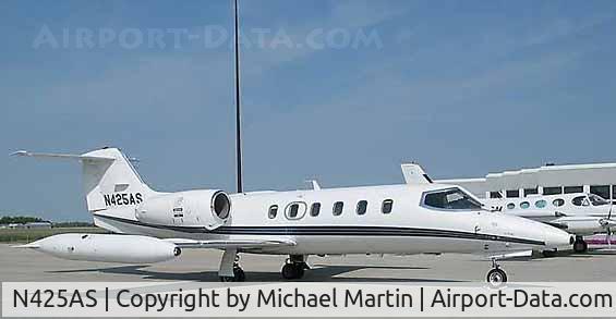 N425AS, 1979 Gates Learjet Corp. 35A C/N 281, On Display