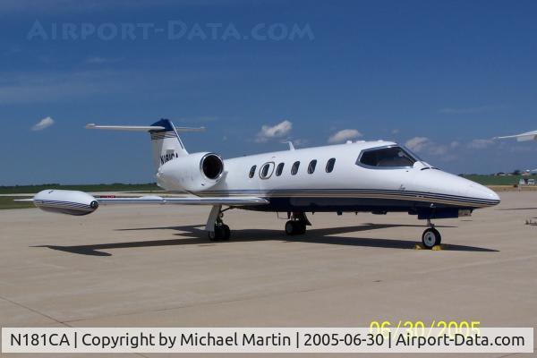 N181CA, 1981 Gates Learjet 35A C/N 420, On Display