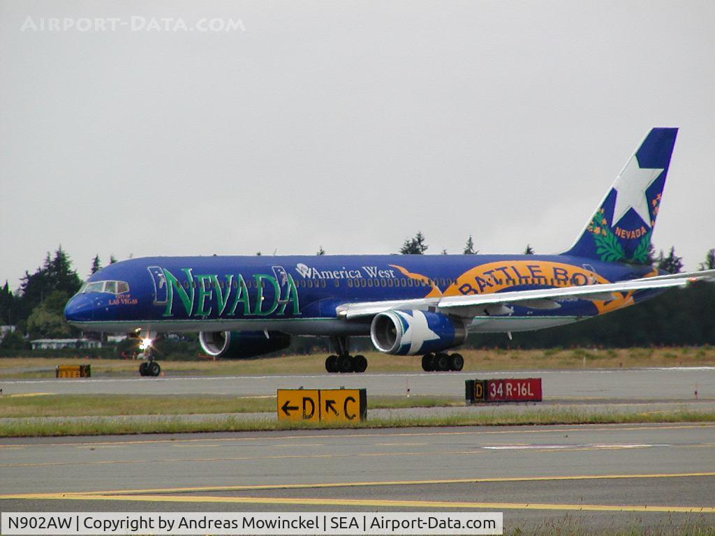 N902AW, 1985 Boeing 757-2S7 C/N 23322, America West Airlines Boeing 757 in 'Nevada' design