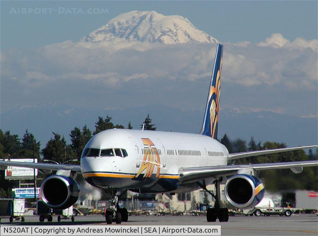 N520AT, 1998 Boeing 757-23N C/N 27976, ATA Boeing 757 at Seattle-Tacoma International Airport