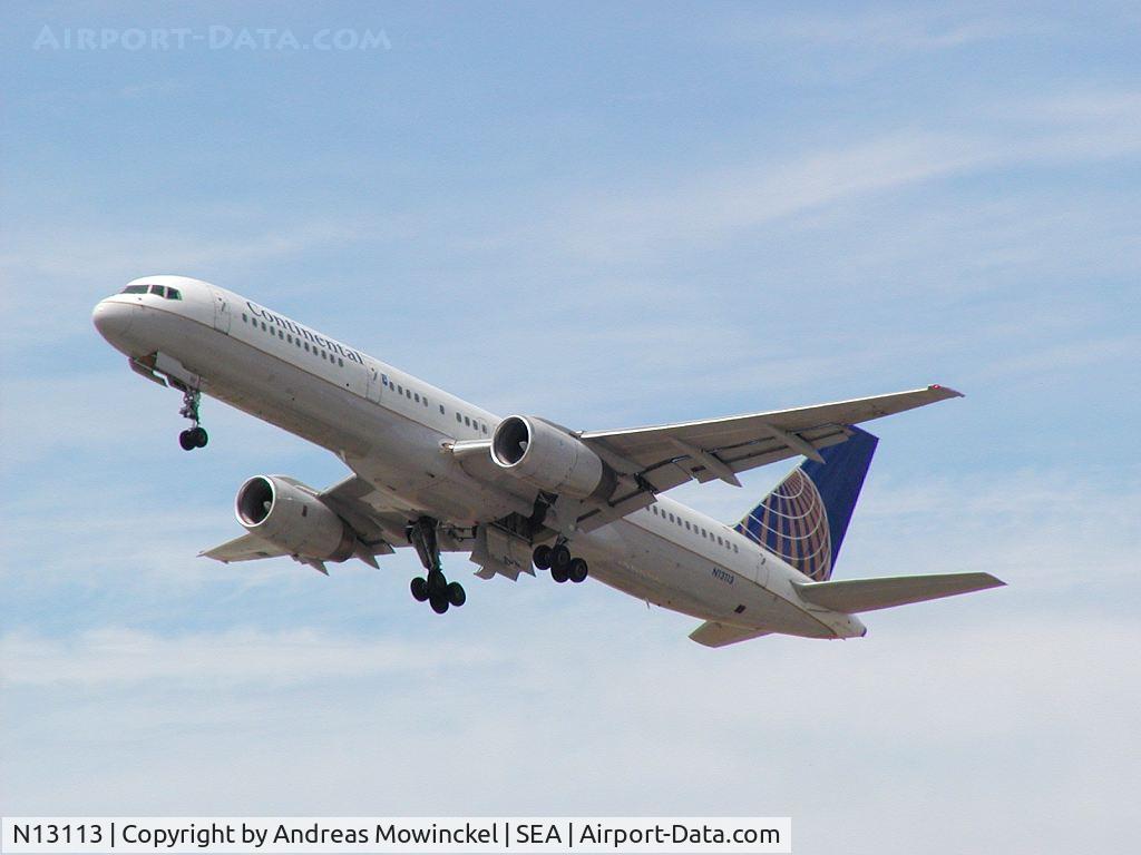 N13113, 1995 Boeing 757-224 C/N 27555, Continental Airlines Boeing 757