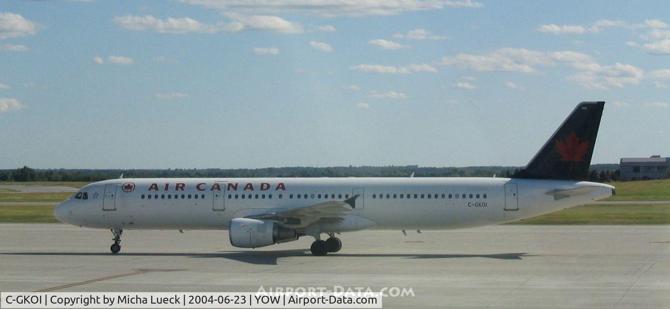C-GKOI, 1997 Airbus A321-211 C/N 675, A sunny day in Canada's Capital