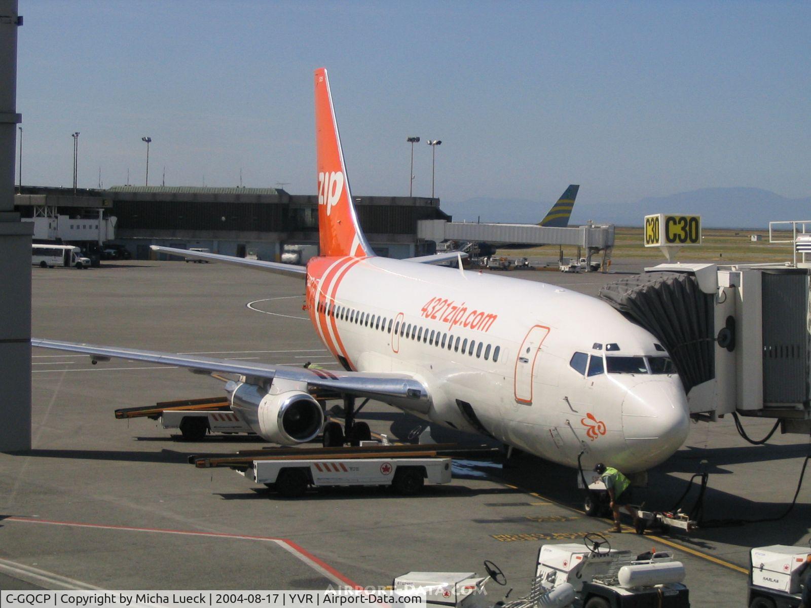 C-GQCP, 1983 Boeing 737-217 C/N 22865, Sadly, zip has be integrated back into Air Canada's mainline