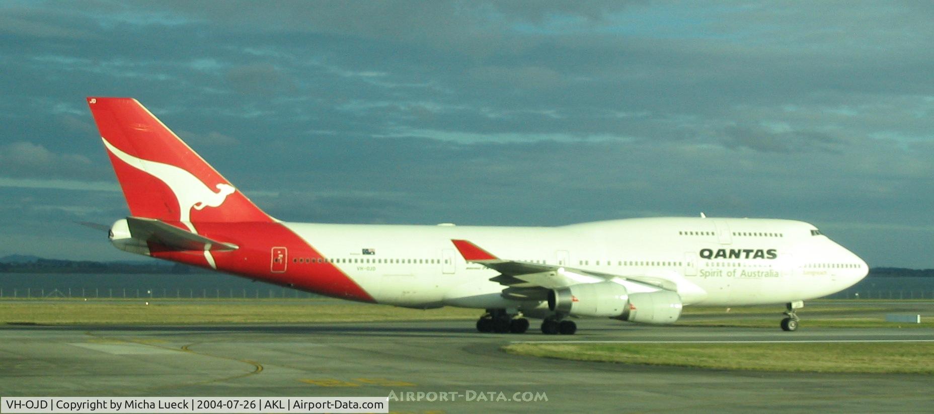 VH-OJD, 1989 Boeing 747-438 C/N 24481, The B747s have been Qantas long haul backbone for many years now