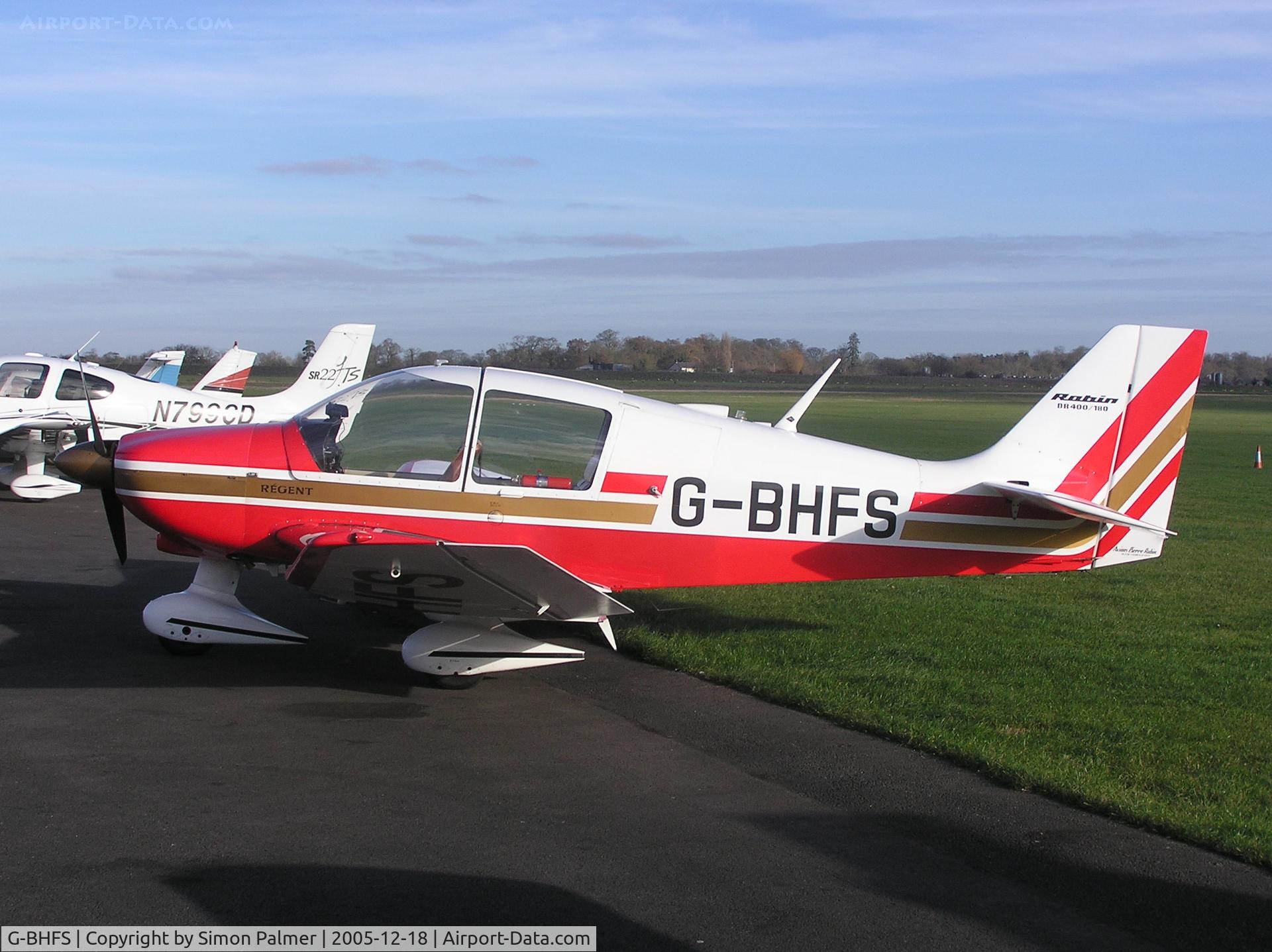 G-BHFS, 1978 Robin DR-400-180 Regent Regent C/N 1304, Robin DR400 Regent at Turweston