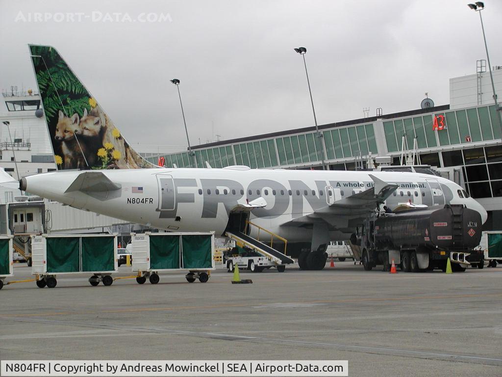 N804FR, 2003 Airbus A318-111 C/N 2051, Frontier Airlines A318 at Seattle-Tacoma International Airport