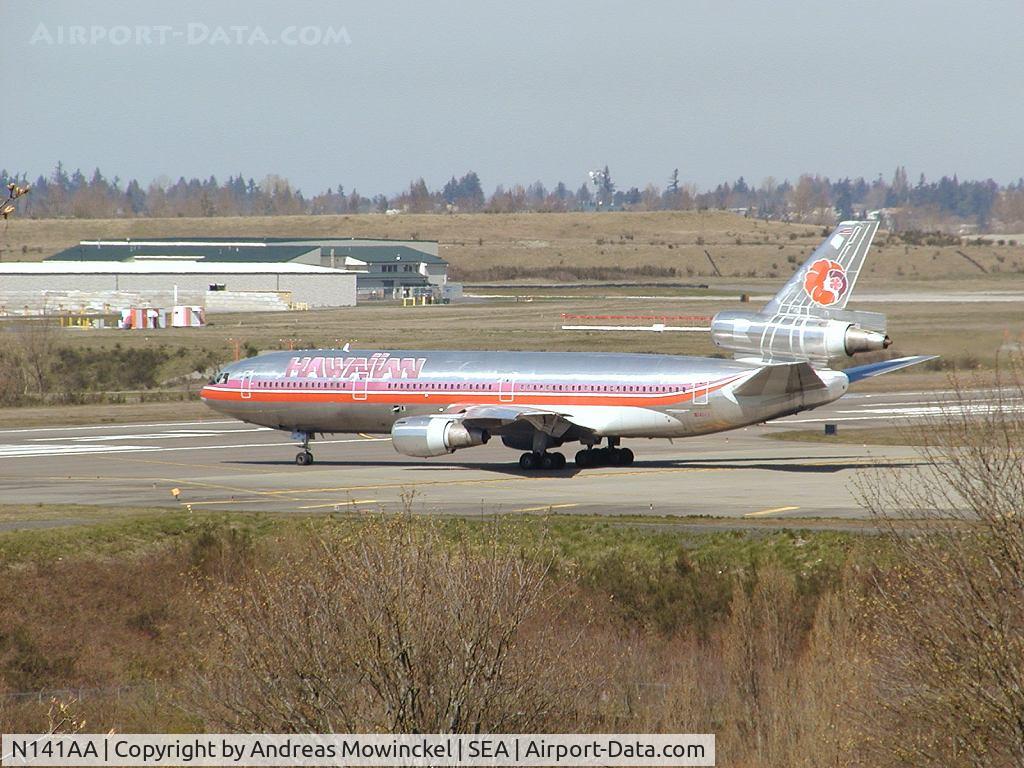 N141AA, 1974 Douglas DC-10-30 C/N 46713, Hawaiian Airlines no long operates the DC-10