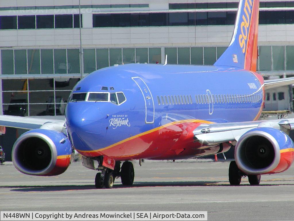 N448WN, 2003 Boeing 737-7H4 C/N 33721, Southwest Airlines Boeing 737 