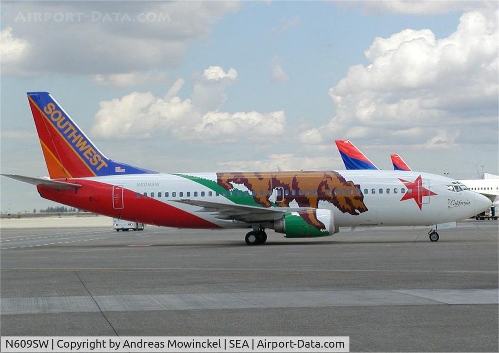 N609SW, 1995 Boeing 737-3H4 C/N 27929, Southwest Airlines Boeing 737 