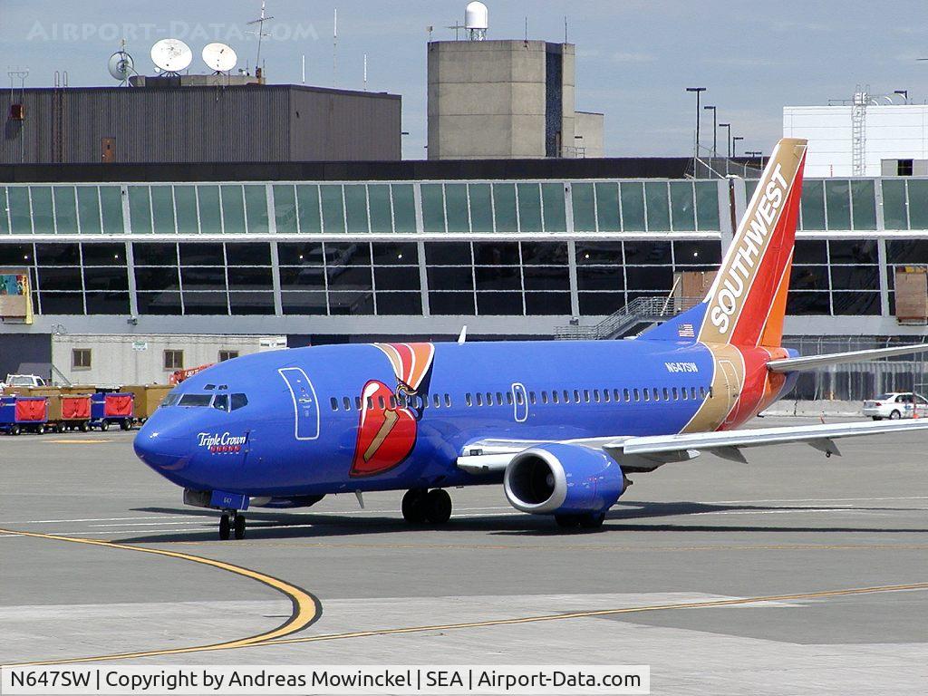 N647SW, 1997 Boeing 737-3H4 C/N 27717, Southwest Airlines Boeing 737 