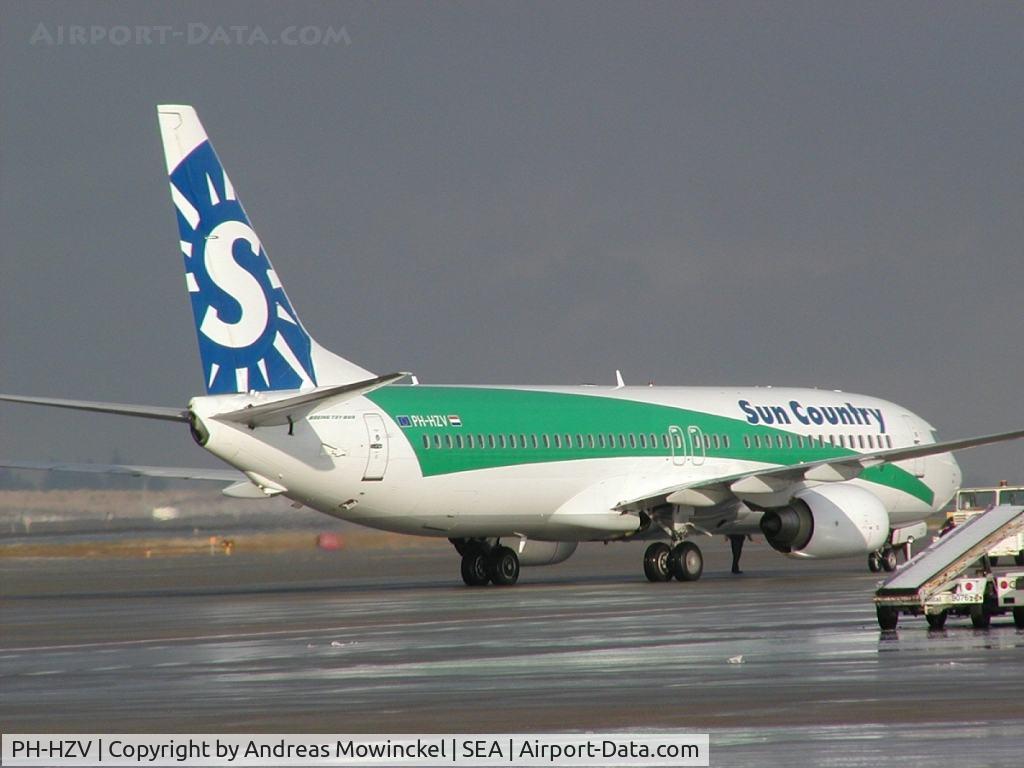 PH-HZV, 2002 Boeing 737-8K2 C/N 30650, Sun Country Airlines Boeing 737 on lease from Transavia