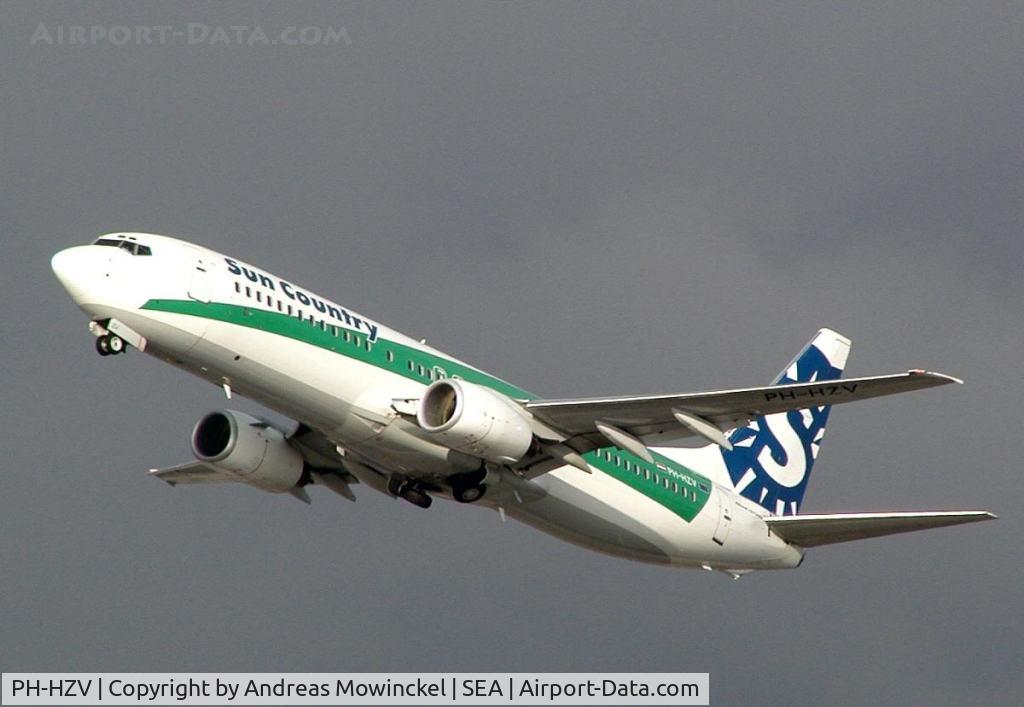 PH-HZV, 2002 Boeing 737-8K2 C/N 30650, Sun Country Airlines Boeing 737 on lease from Transavia