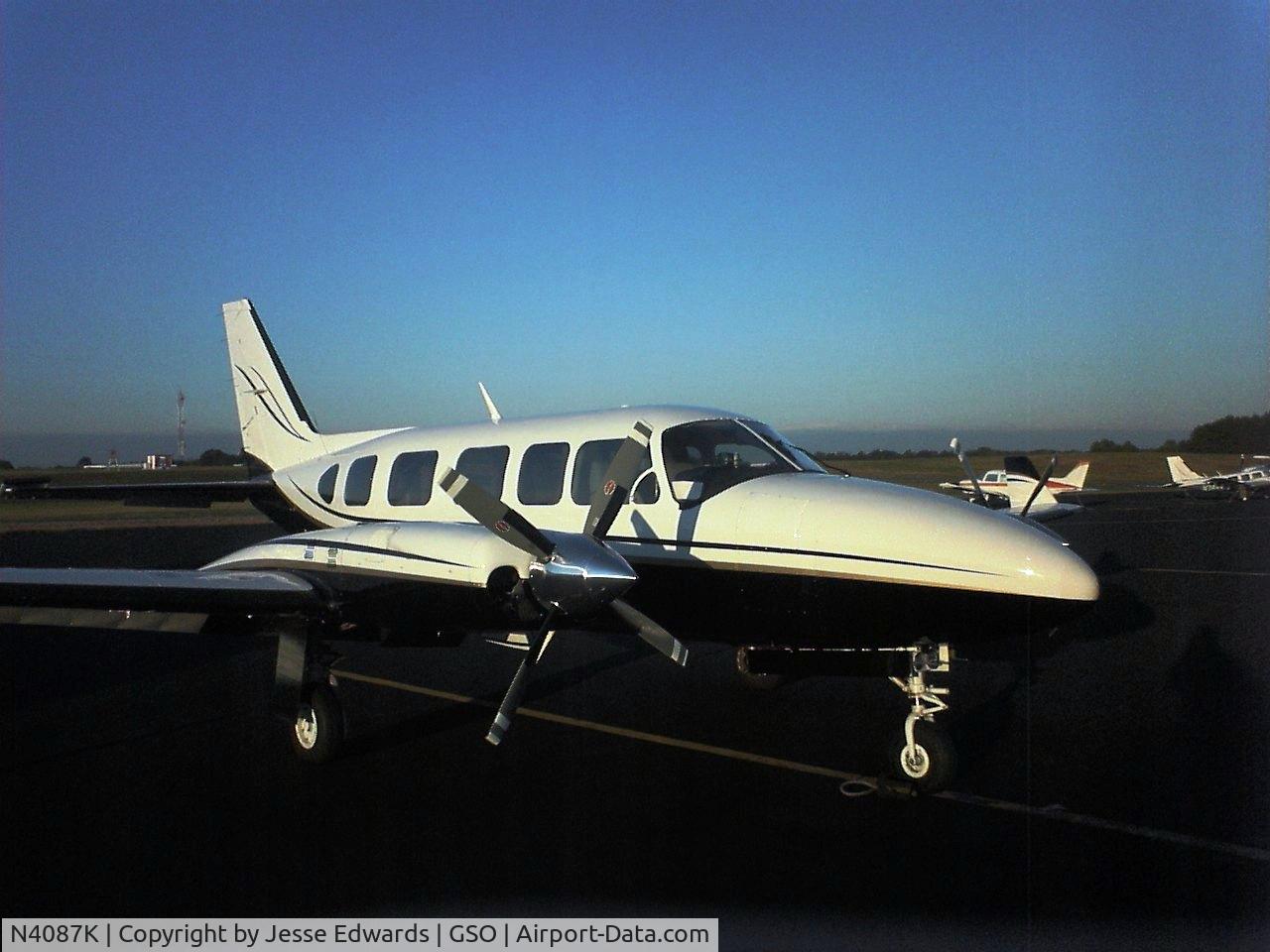 N4087K, 1981 Piper PA-31-350 Chieftain C/N 31-8152129, @ GSO
