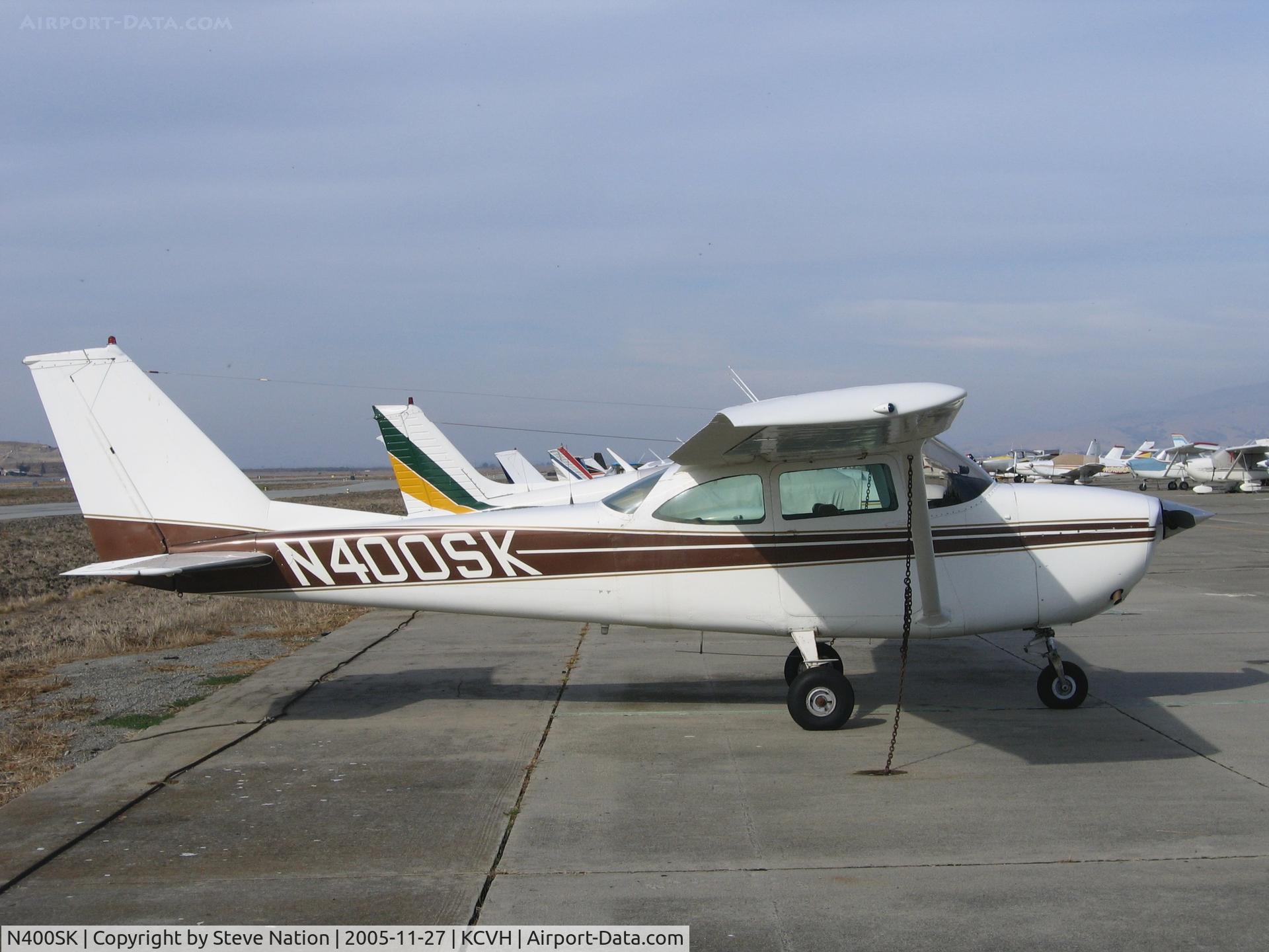 N400SK, 1967 Cessna 172H C/N 17256077, 1967 Cessna 172H (no Gavilan Aviation titles) at Hollister Municipal Airport, CA