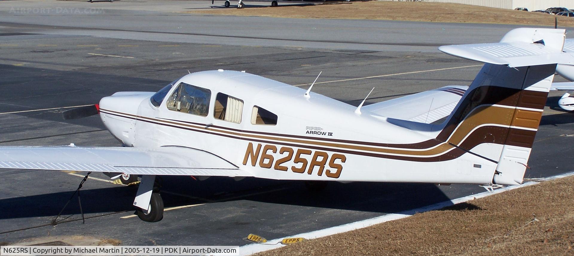 N625RS, 1979 Piper PA-28RT-201 Arrow IV C/N 28R-7918253, Tied down @ PDK