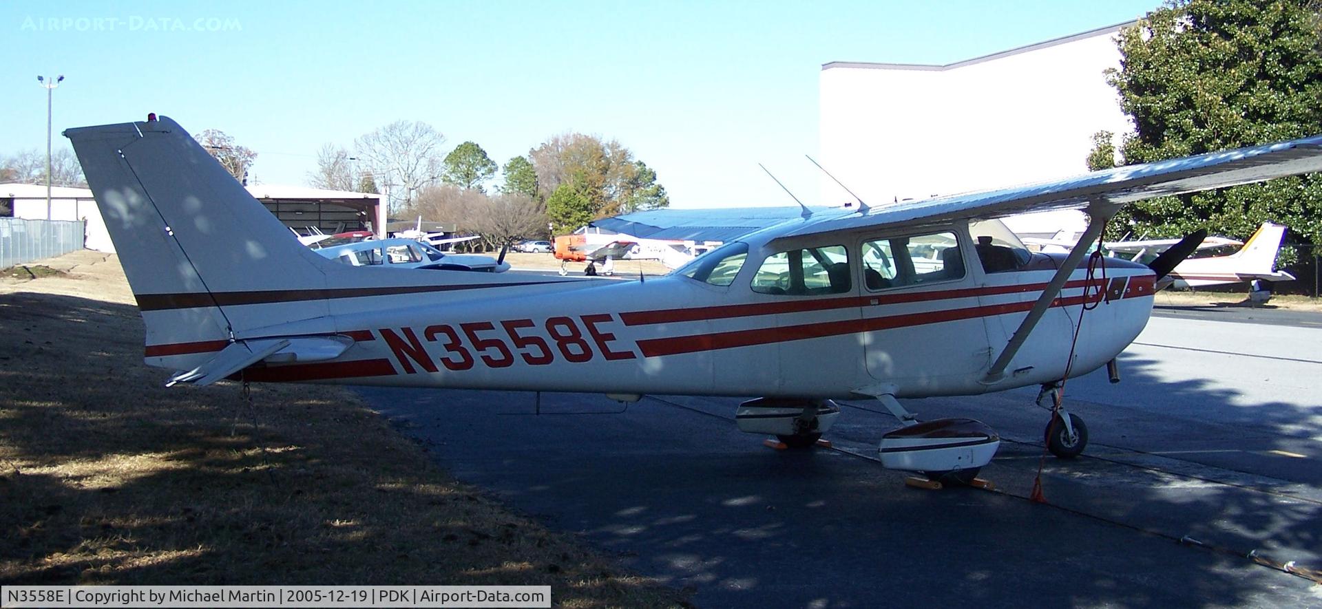 N3558E, 1978 Cessna 172N C/N 17271586, Tied down @ PDK