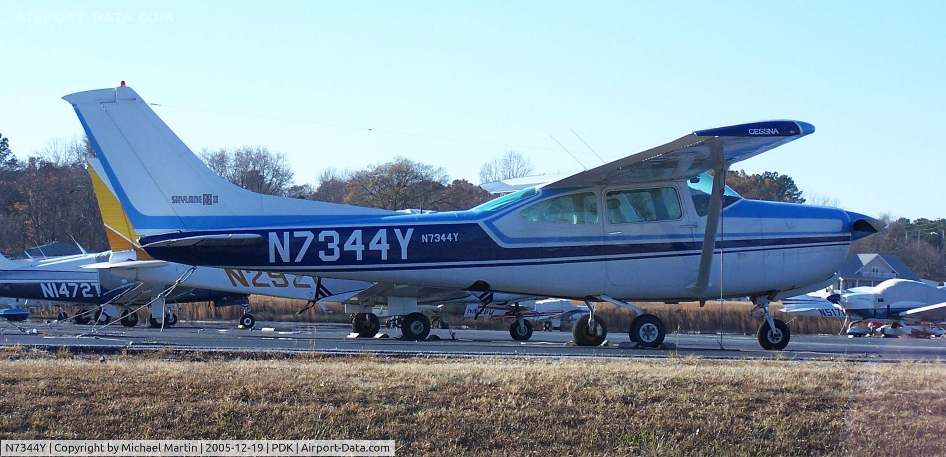 N7344Y, 1977 Cessna R182 Skylane RG C/N R18200120, Double your tail numbers?