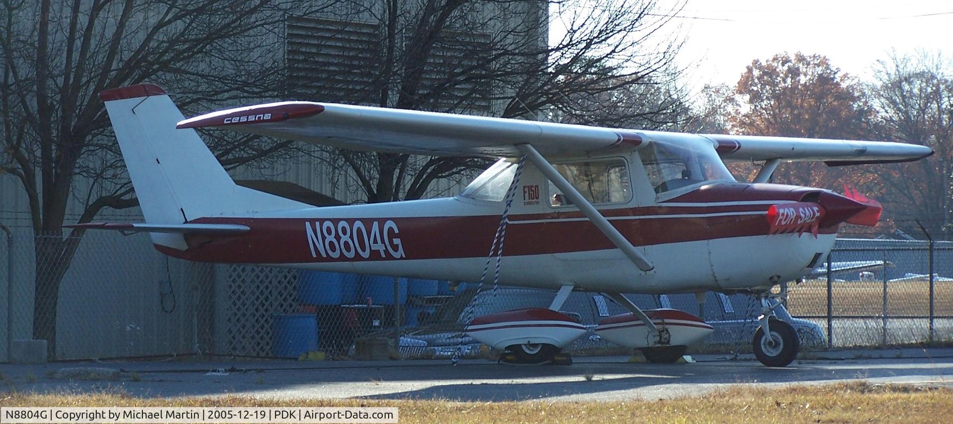 N8804G, 1966 Cessna 150F C/N 15062904, Tied down @ PDK