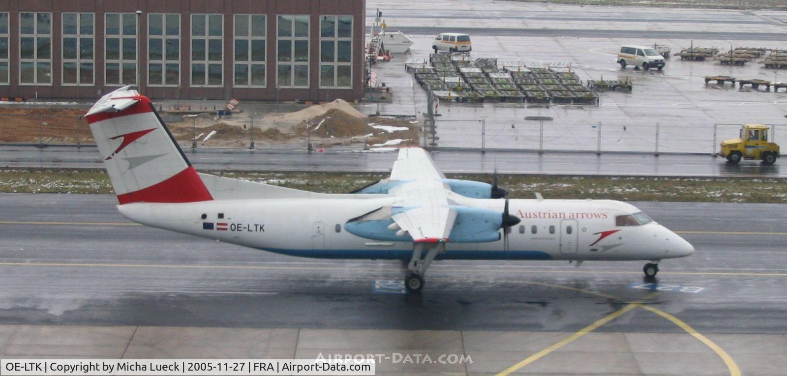 OE-LTK, 1997 De Havilland Canada DHC-8-314Q Dash 8 C/N 483, Austrian Arrows