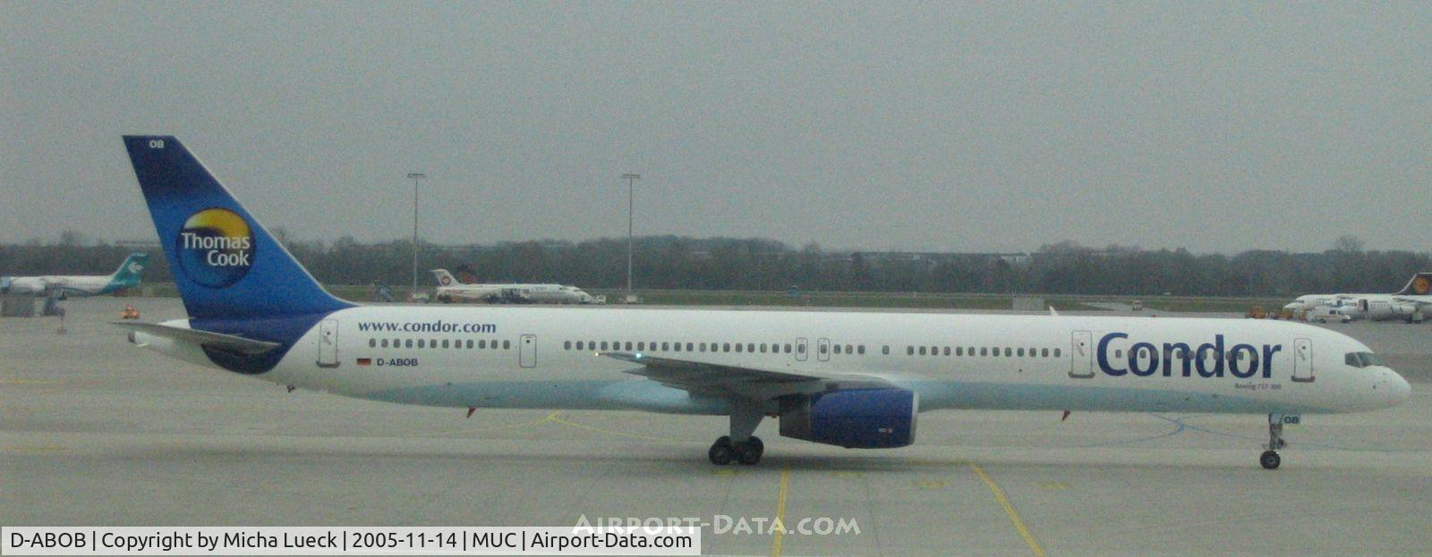 D-ABOB, 1998 Boeing 757-330 C/N 29017, Condor operates the long 300 series of the B757