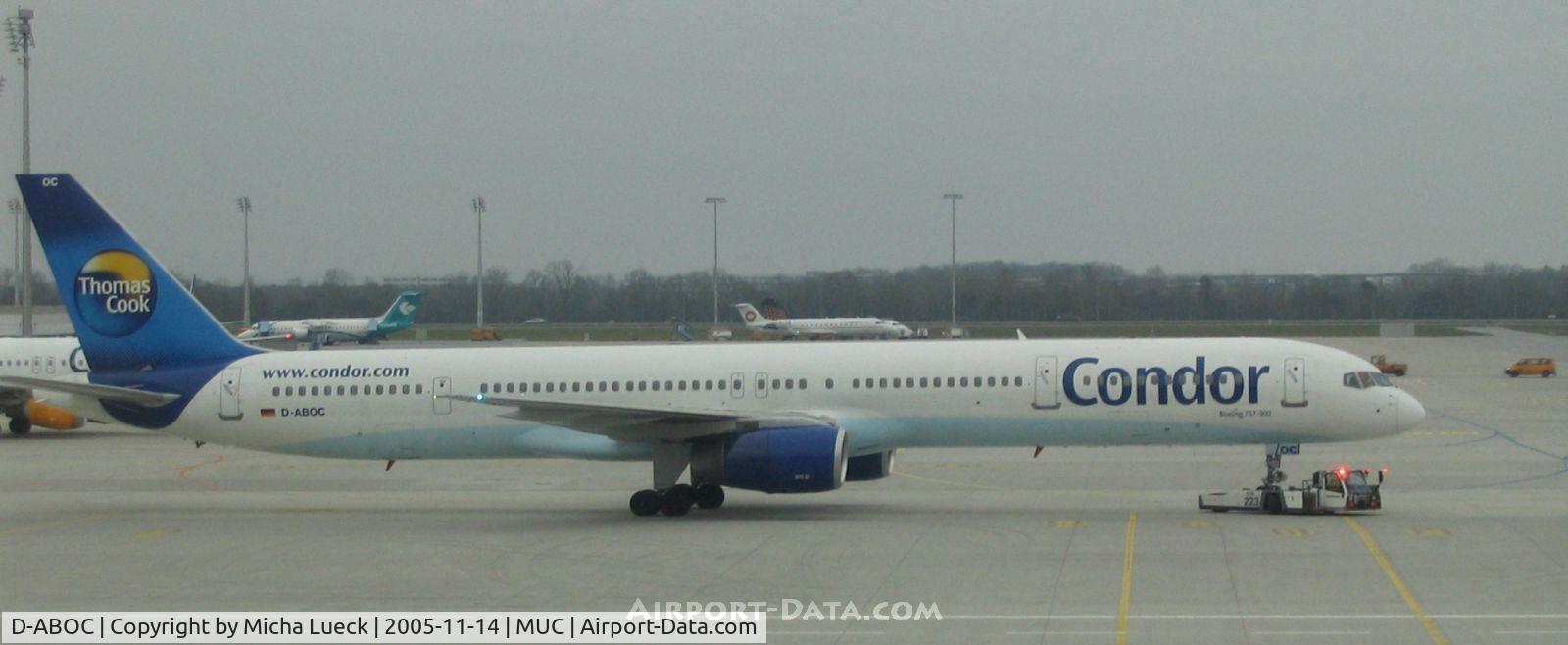 D-ABOC, 1998 Boeing 757-330 C/N 29015, Condor operates the long 300 series of the B757