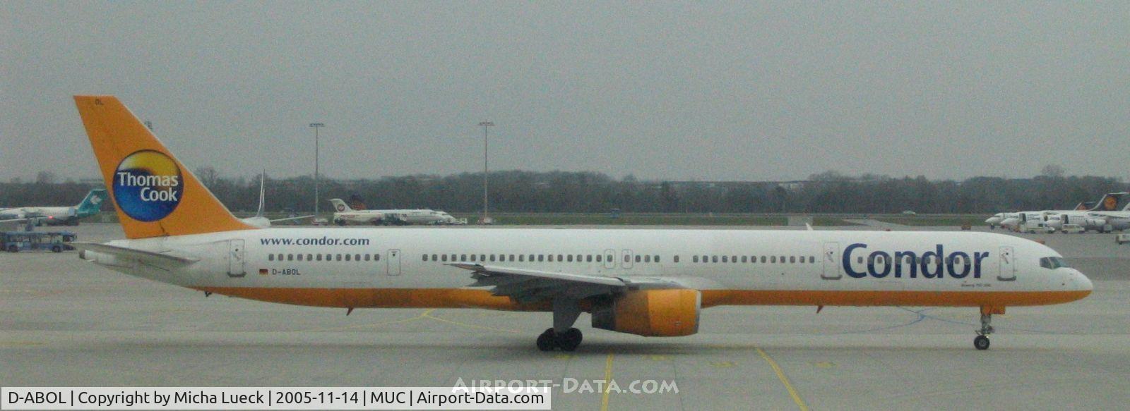 D-ABOL, 2000 Boeing 757-330 C/N 29021, Condor operates the long 300 series of the B757