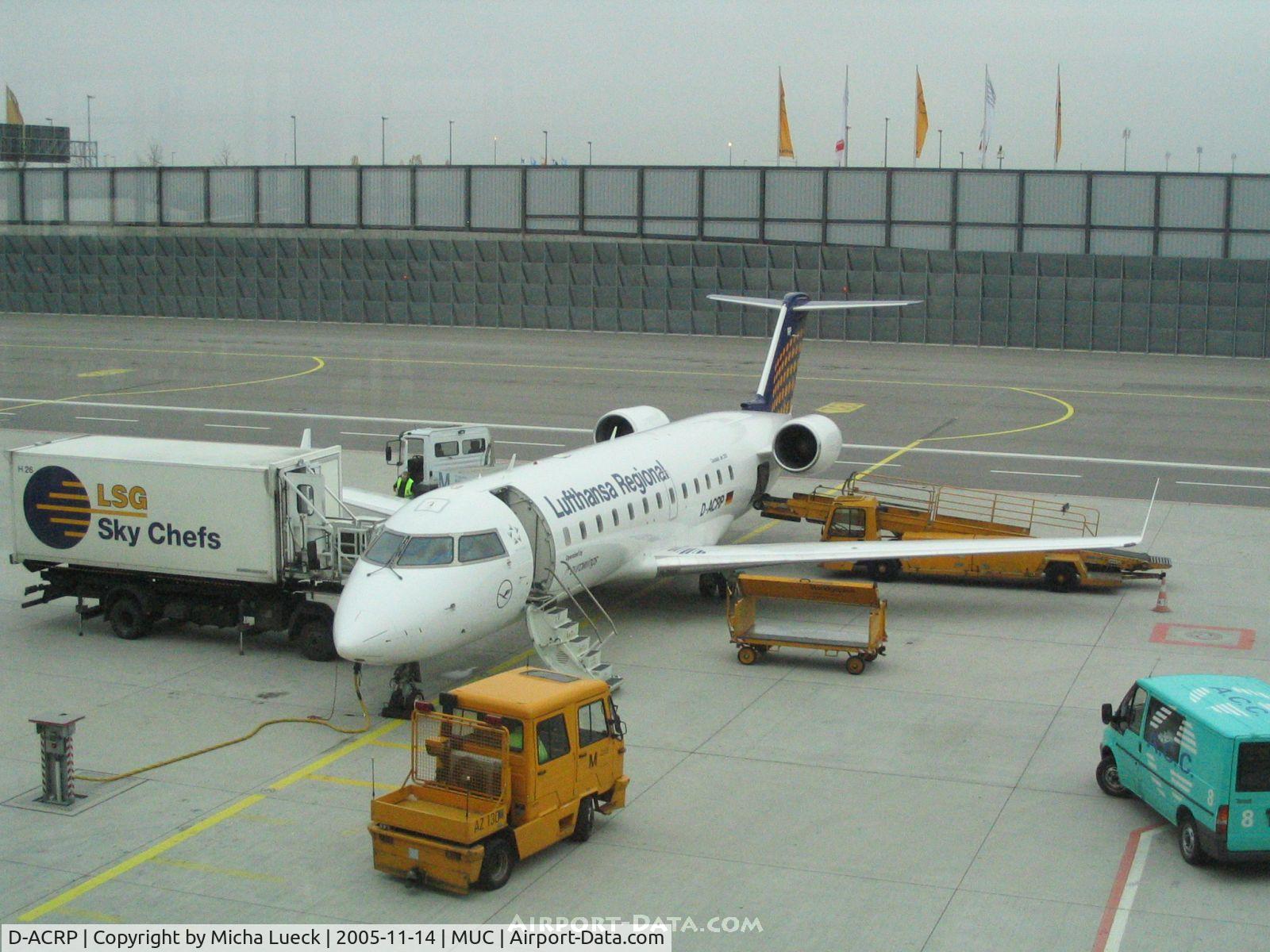 D-ACRP, 2002 Bombardier CRJ-200ER (CL-600-2B19) C/N 7625, Lufthansa Cityline and Team Lufthansa operate a large number of Canadair Regional Jets