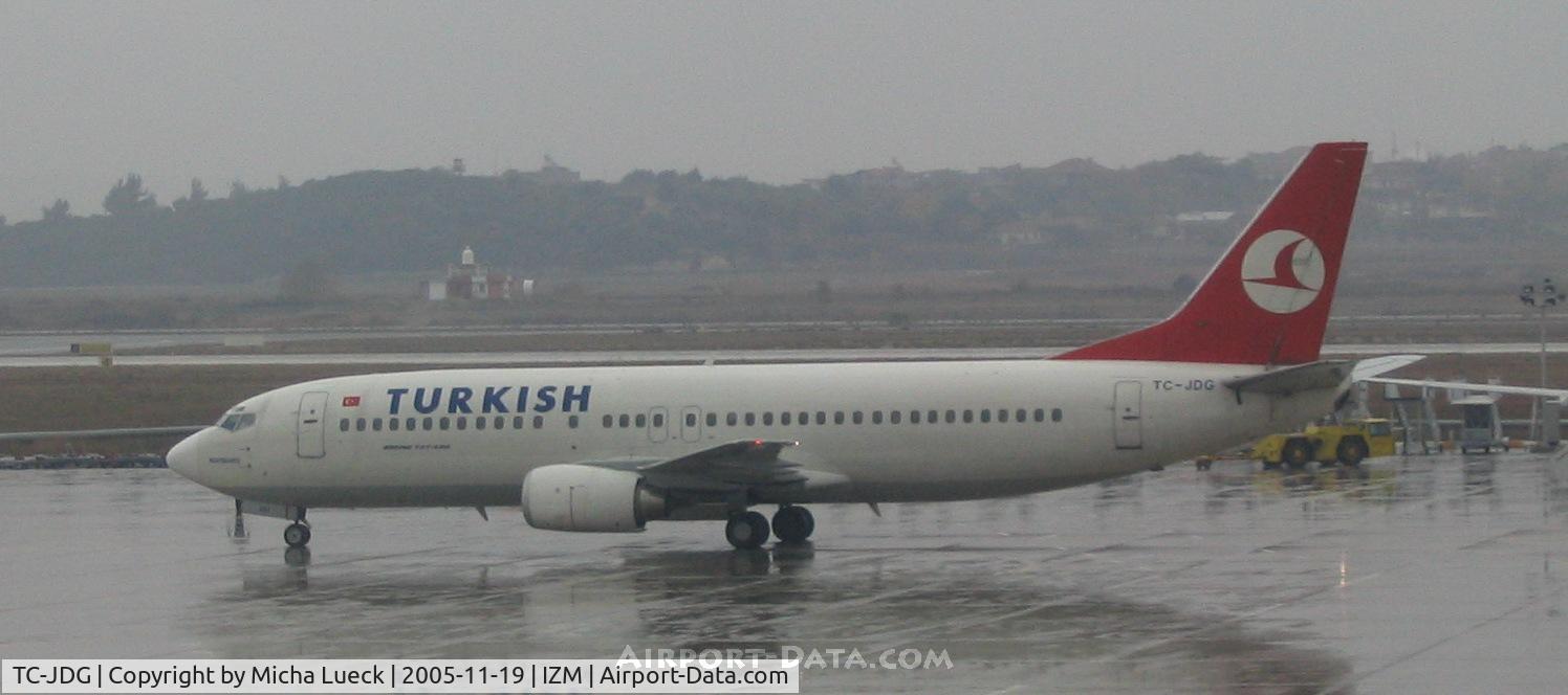 TC-JDG, 1992 Boeing 737-4Y0 C/N 25181, Torrential rainfalls in Izmir