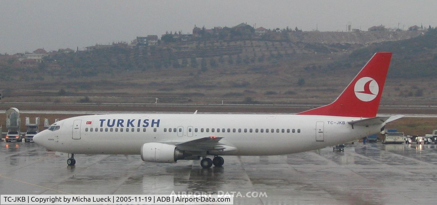 TC-JKB, 1989 Boeing 737-4Y0 C/N 23981, Torrential rainfalls in Izmir