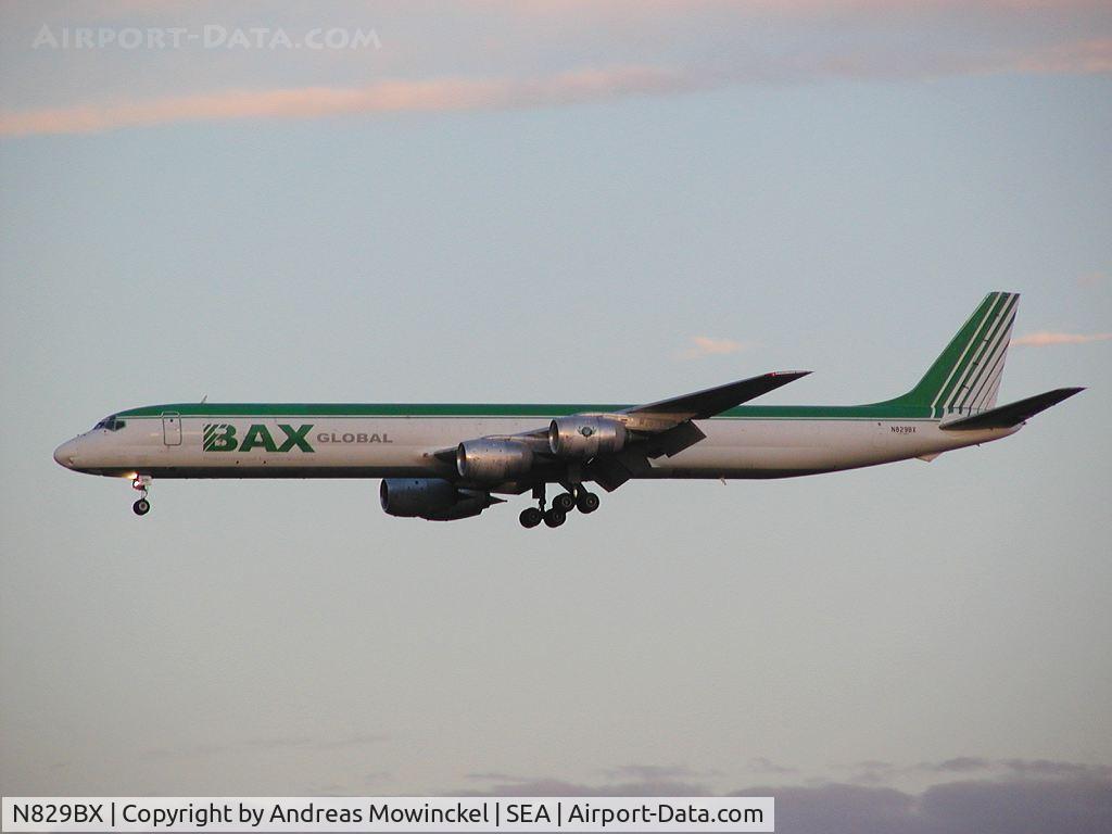 N829BX, 1968 Douglas DC-8-71F C/N 45994, BAX DC-8-71F freighter. ex Time Air Sweden
