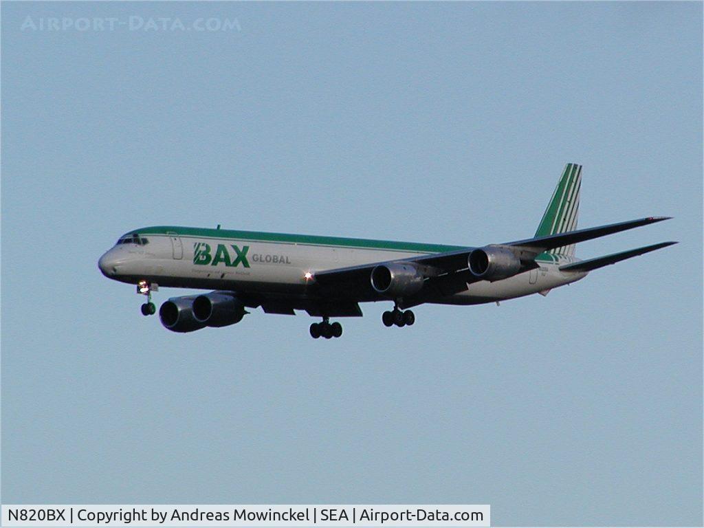 N820BX, 1969 Douglas DC-8-71F C/N 46065, BAX DC-8-71F freighter. ex United Airlines