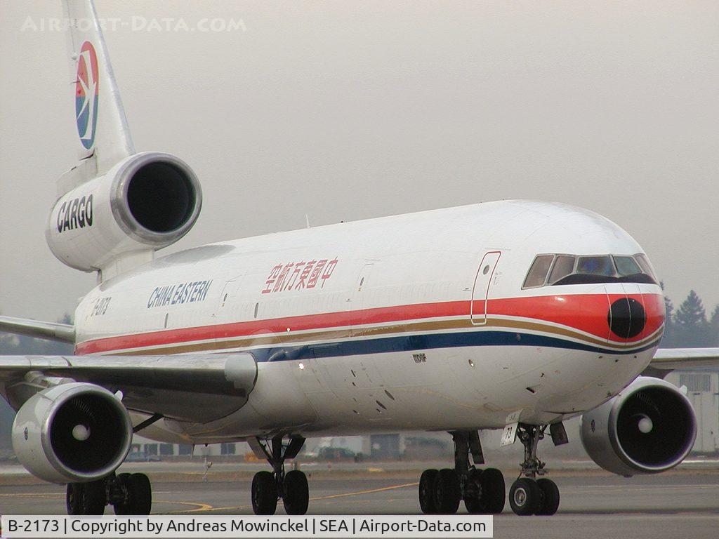 B-2173, 1992 McDonnell Douglas MD-11F C/N 48497, China Eastern MD11F freighter at Seattle-Tacoma International Airport
