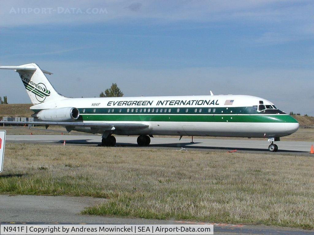 N941F, 1968 McDonnell Douglas DC-9-33F C/N 47193, Evergreen DC-9-33F freighter at Seattle-Tacoma International Airport. ex KLM