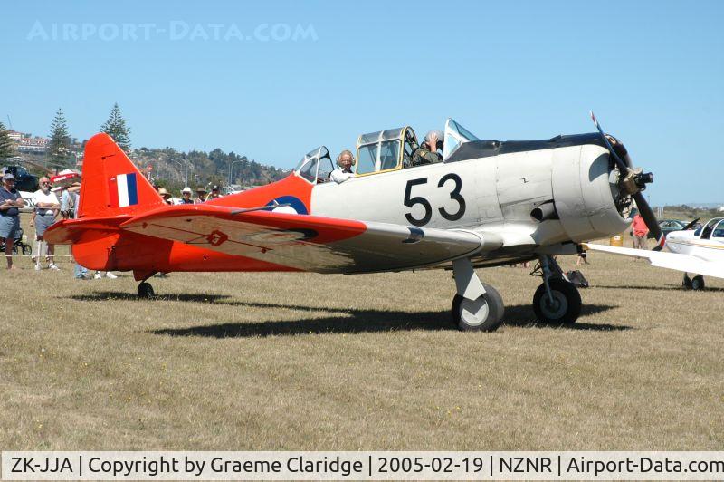 ZK-JJA, 1941 North American AT-6C Harvard IIA C/N 88-13910, NORTH AMERICAN HARVARD 2A (NZ1053)