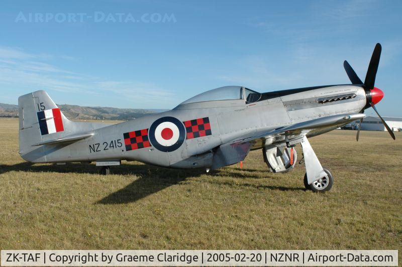 ZK-TAF, North American P-51D Mustang C/N 122-41369, NORTH AMERICAN F-51D MUSTANG