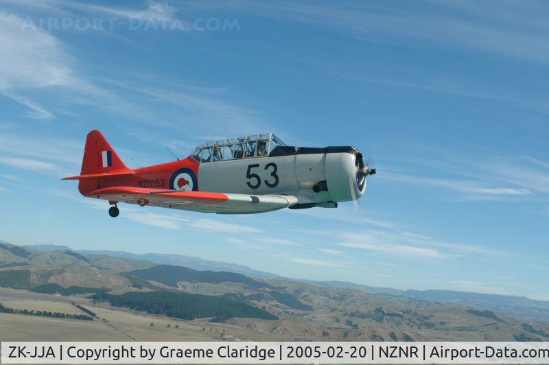 ZK-JJA, 1941 North American AT-6C Harvard IIA C/N 88-13910, NORTH AMERICAN HARVARD 2A (NZ1053)