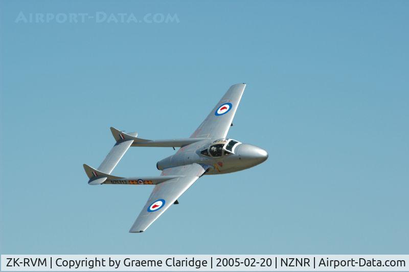ZK-RVM, De Havilland DH-115 Vampire T.55 C/N 985, DH115 MK55 VAMPIRE