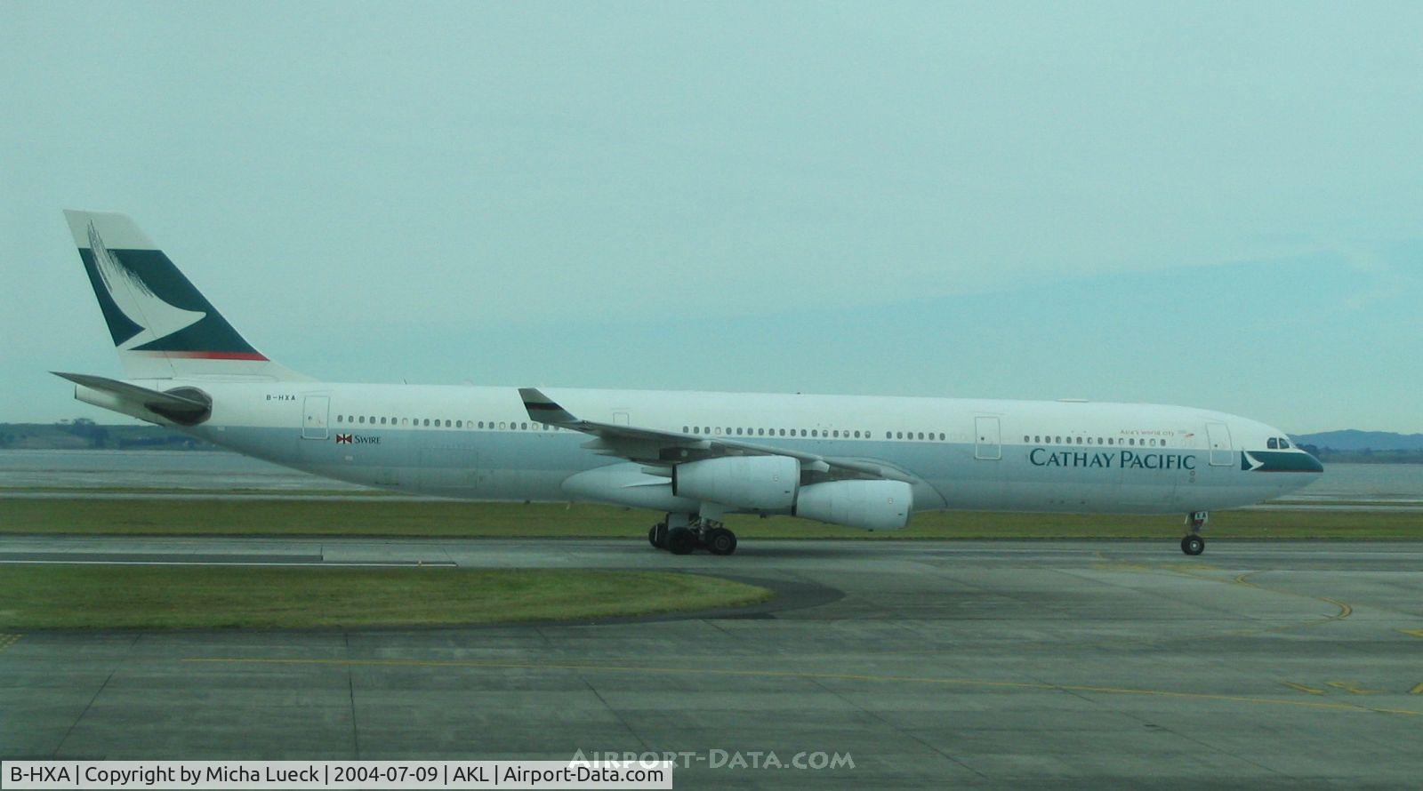 B-HXA, 1996 Airbus A340-313 C/N 136, Arriving from Hong Kong