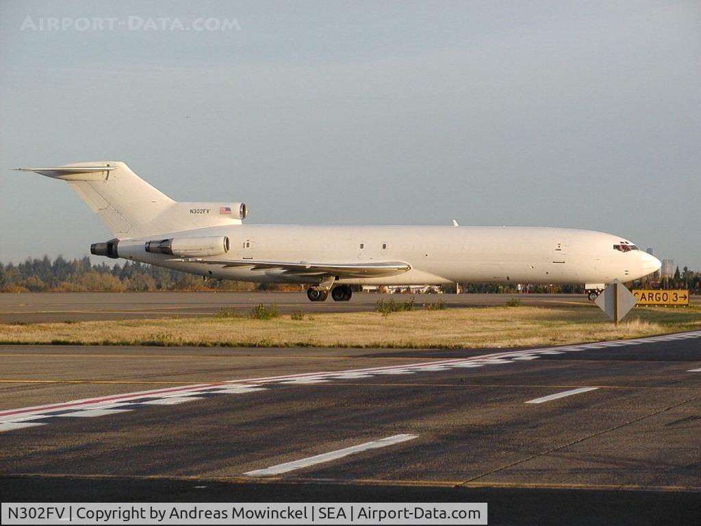 N302FV, 1978 Boeing 727-230(F) C/N 21442, Ryan International Boeing 727 Freighter at Seattle-Tacoma International Airport.