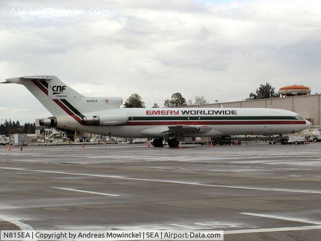 N815EA, 1981 Boeing 727-225 C/N 22552, Emery Worldwide Boeing 727 Freighter at Seattle-Tacoma International Airport.