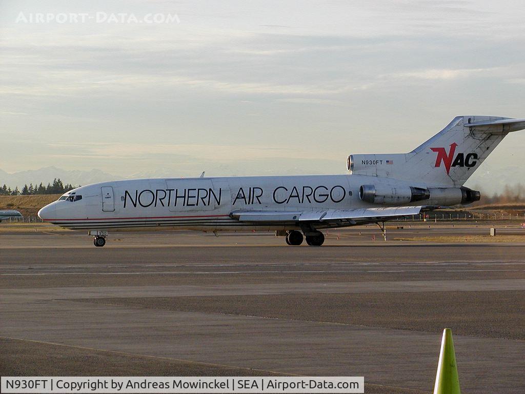 N930FT, 1966 Boeing 727-23 C/N 19387, Northern Air Cargo Boeing 727 Freighter at Seattle-Tacoma International Airport.