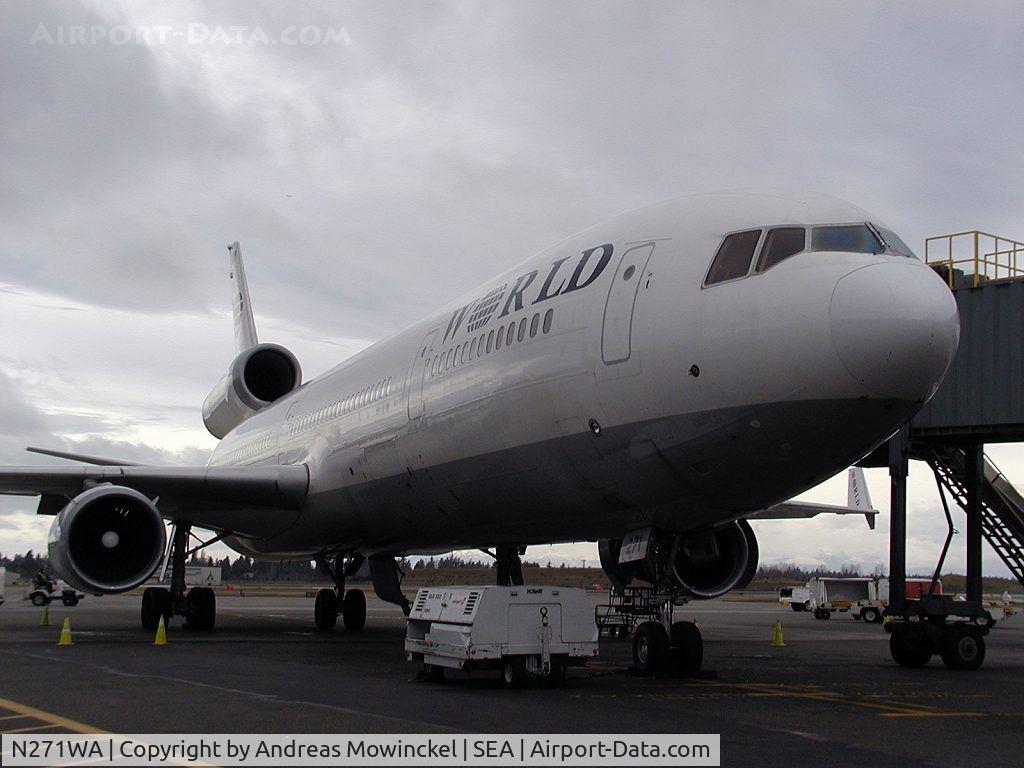 N271WA, 1992 McDonnell Douglas MD-11 C/N 48518, World Airways MD11