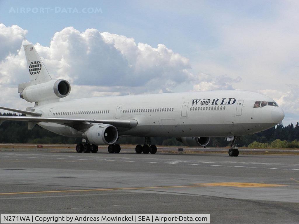 N271WA, 1992 McDonnell Douglas MD-11 C/N 48518, World Airways MD11