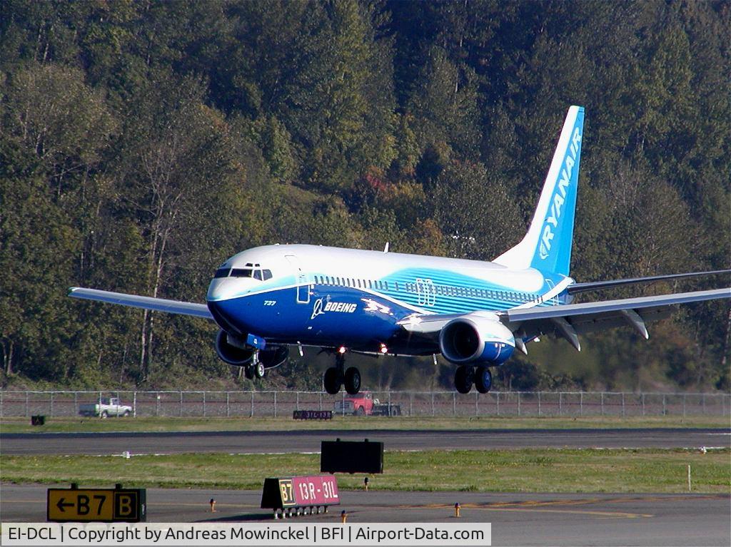 EI-DCL, 2004 Boeing 737-8AS C/N 33806, Another Boeing logojet!  This time Ryanair 737-8AS EI-DCL