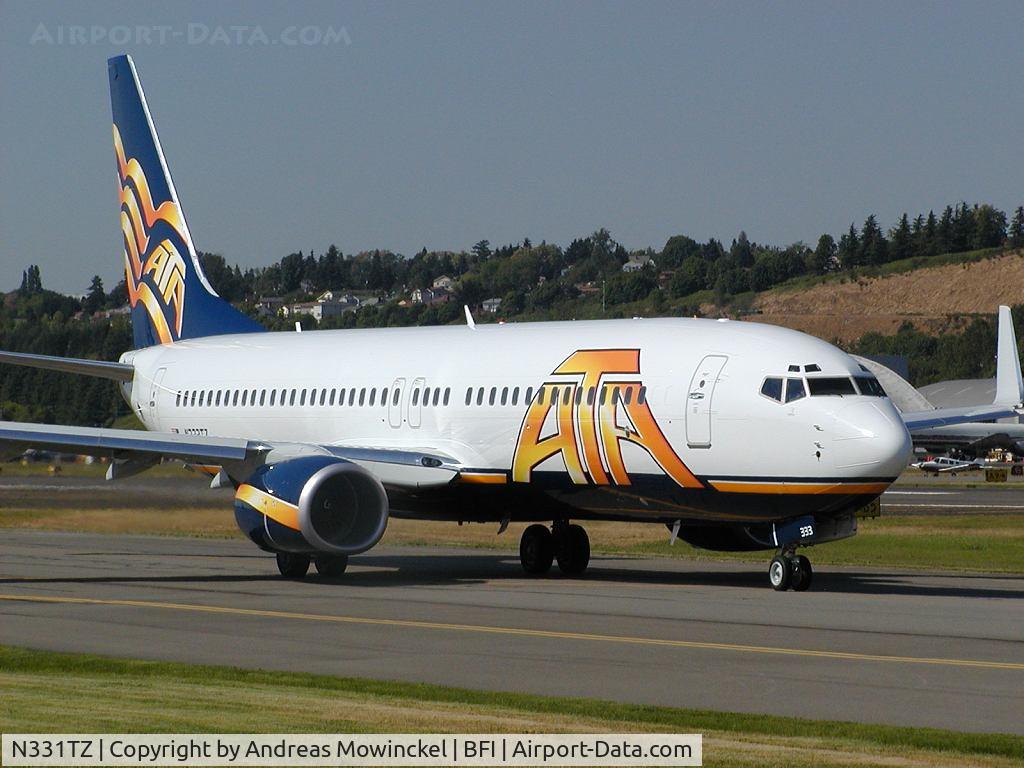 N331TZ, 2003 Boeing 737-83N C/N 30660, for ATA Airlines - was delivered on 5/14/04.