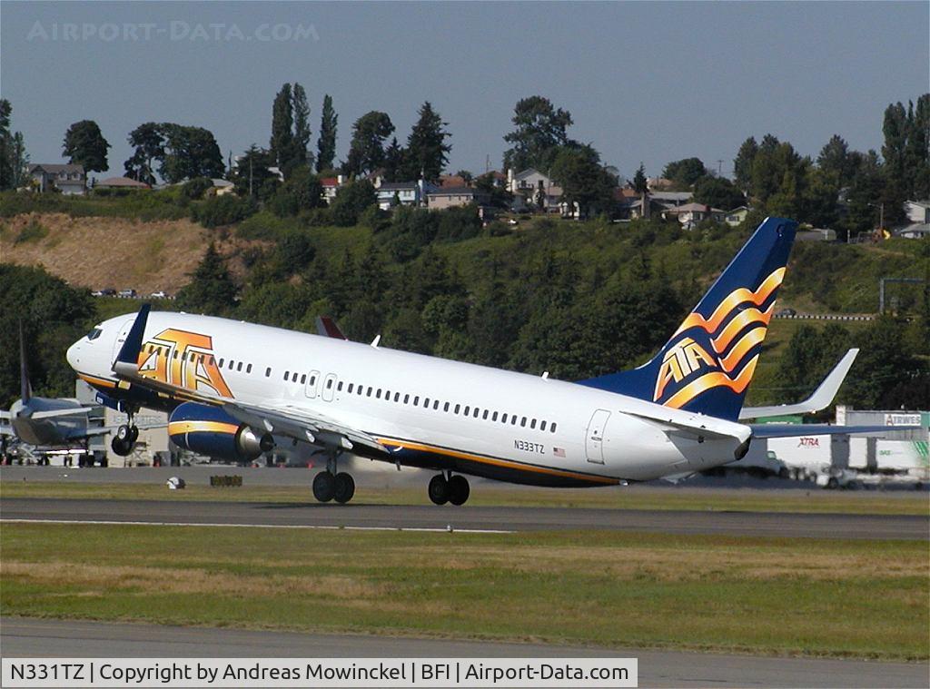 N331TZ, 2003 Boeing 737-83N C/N 30660, for ATA Airlines - was delivered on 5/14/04.