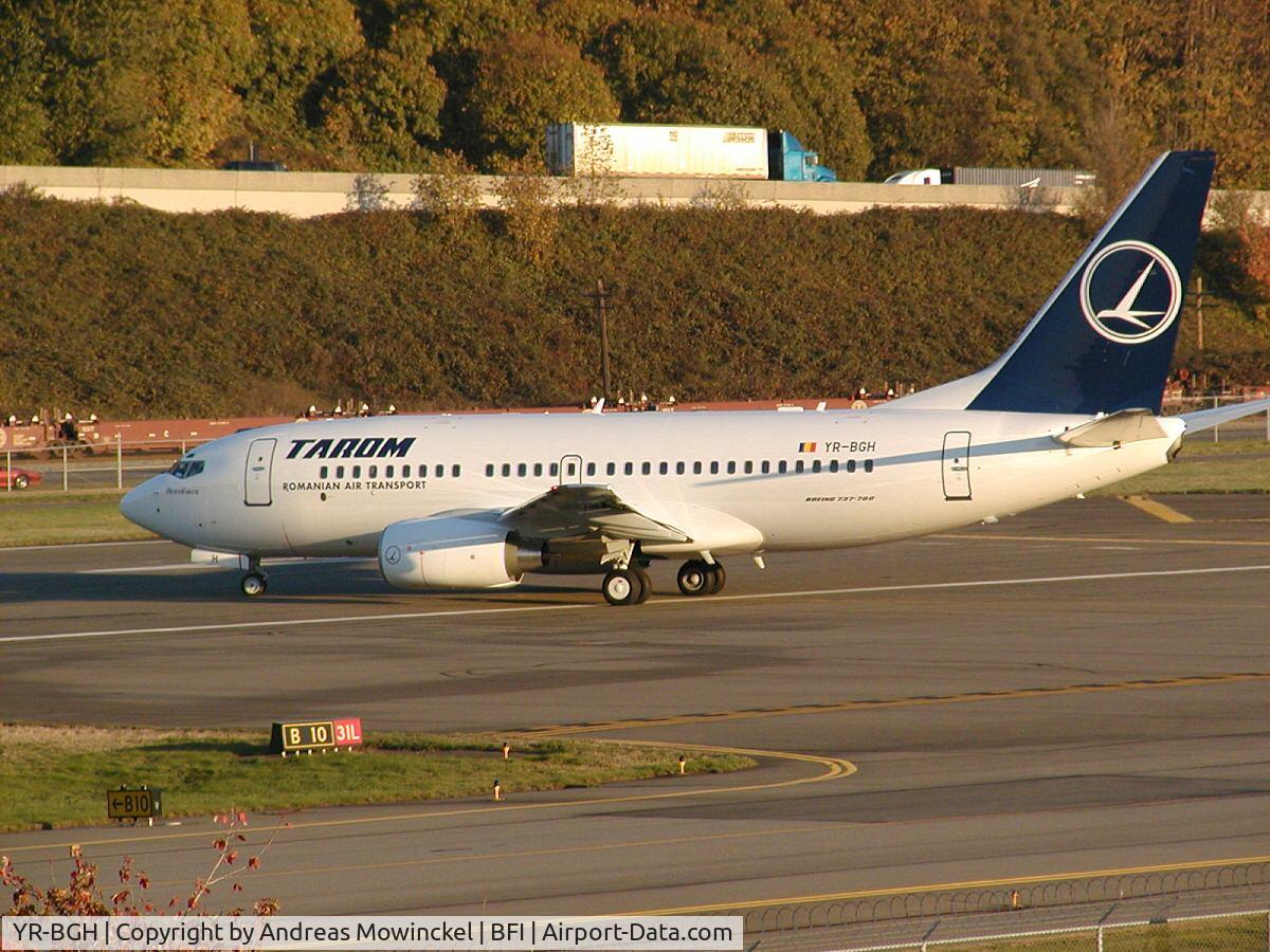 YR-BGH, 2003 Boeing 737-78J C/N 28438, Tarom 737 at Boeing Field